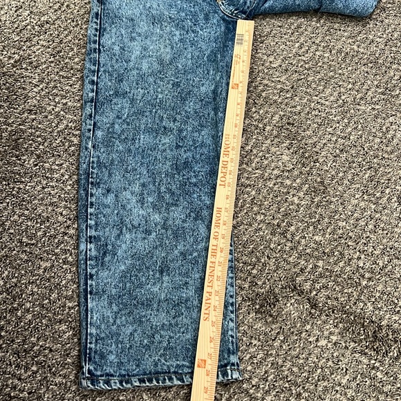 Vintage GUESS Wide Leg Acid Wash Jeans Size 29 Button Fly - Picture 12 of 12